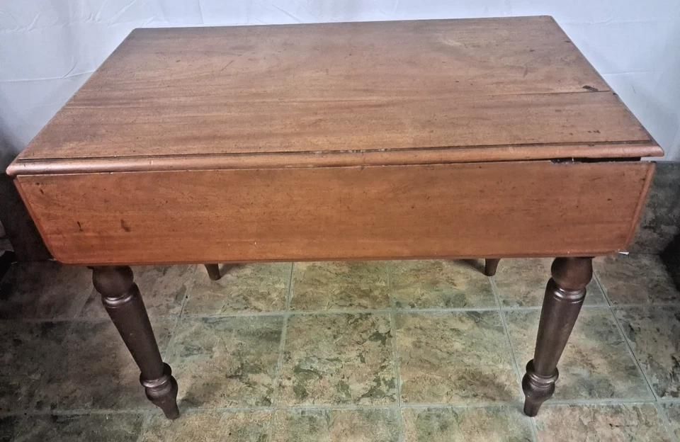 Antique Victorian Pembroke Table Full Of Gorgeous Patina photo vintage