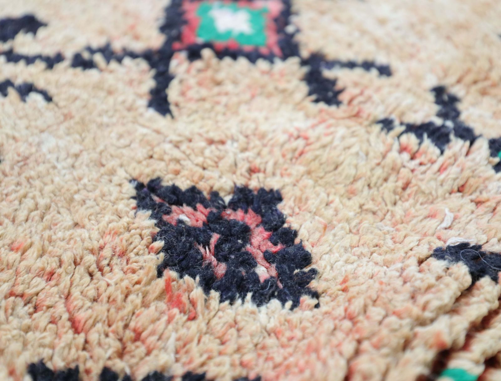 Ufella Vintage Moroccan Rug 4'7" X 8'3" photo vintage