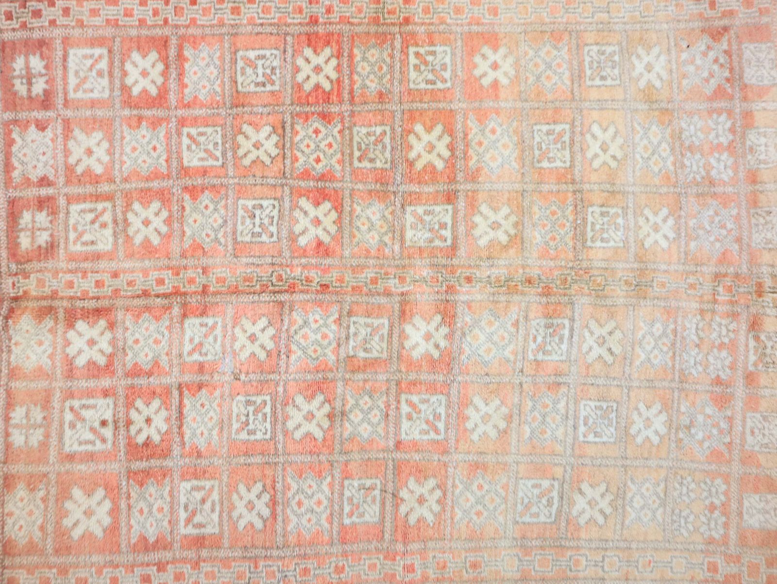 Yalouz Vintage Moroccan Rug 4'1" X 5'3" photo furniture