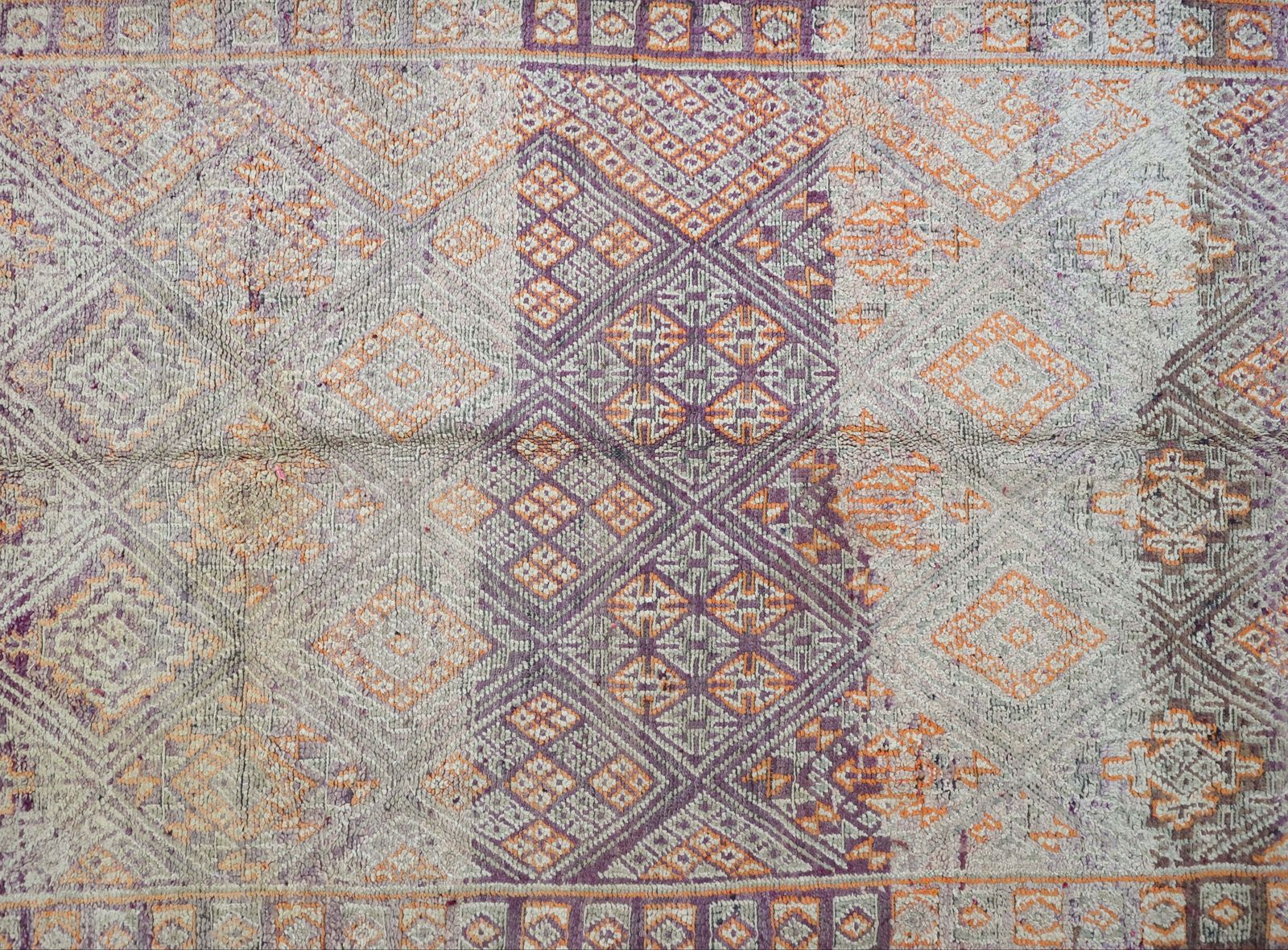 Achku Vintage Moroccan Rug 5'9" X 9'6" photo furniture