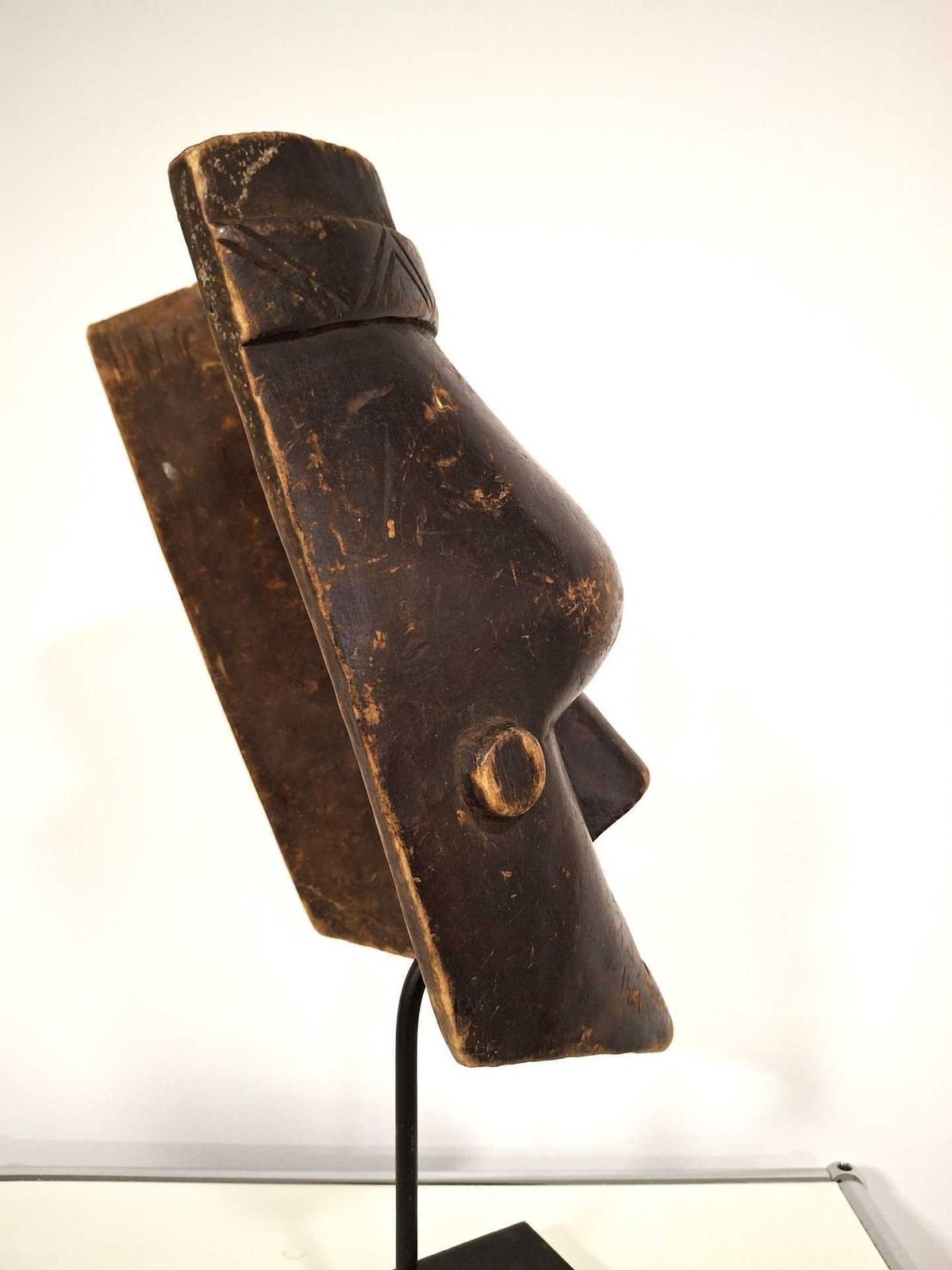 Vintage Salampasu Mask DR Congo Mid 20th Century African Tribal Art photo 679.0