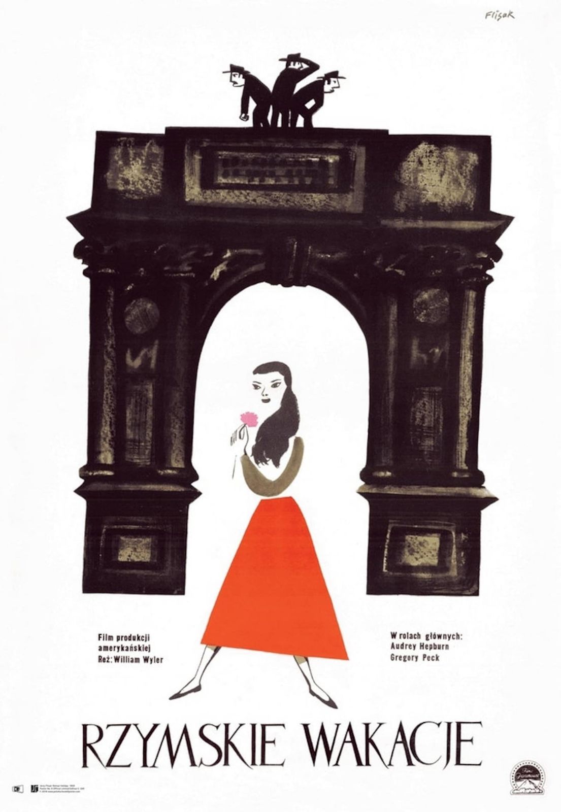 Roman Holiday Polish Poster