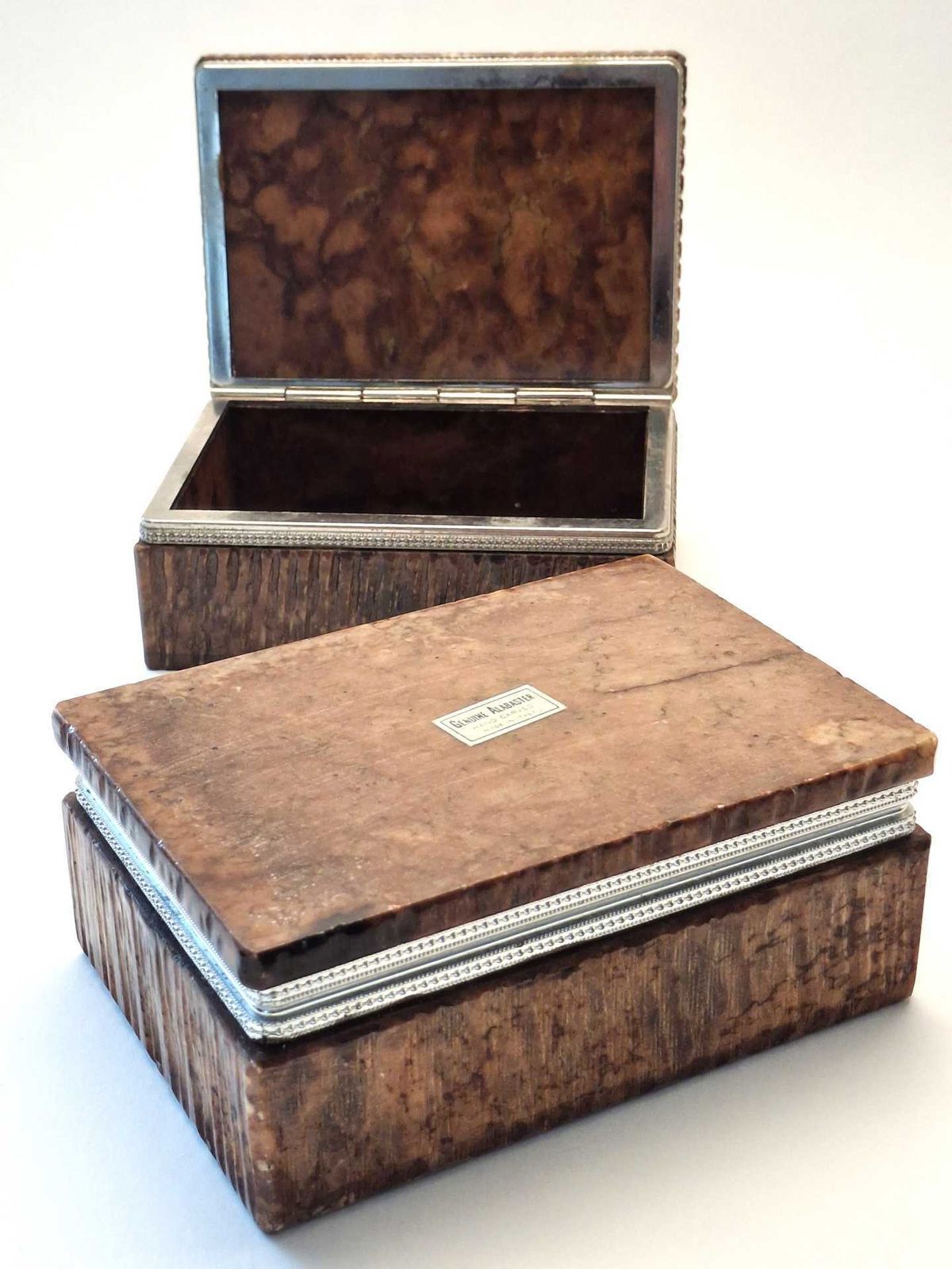 Pair Of Cigarette Cases Or Jewelry Boxes By Romano Bianchi, 1970s