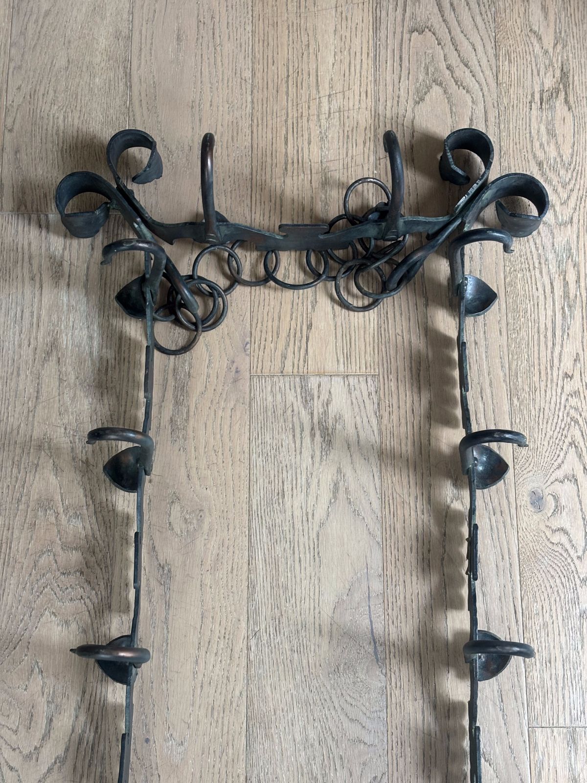 photo for sale Wrought Iron Heavy Duty Vintage Pot Holder
