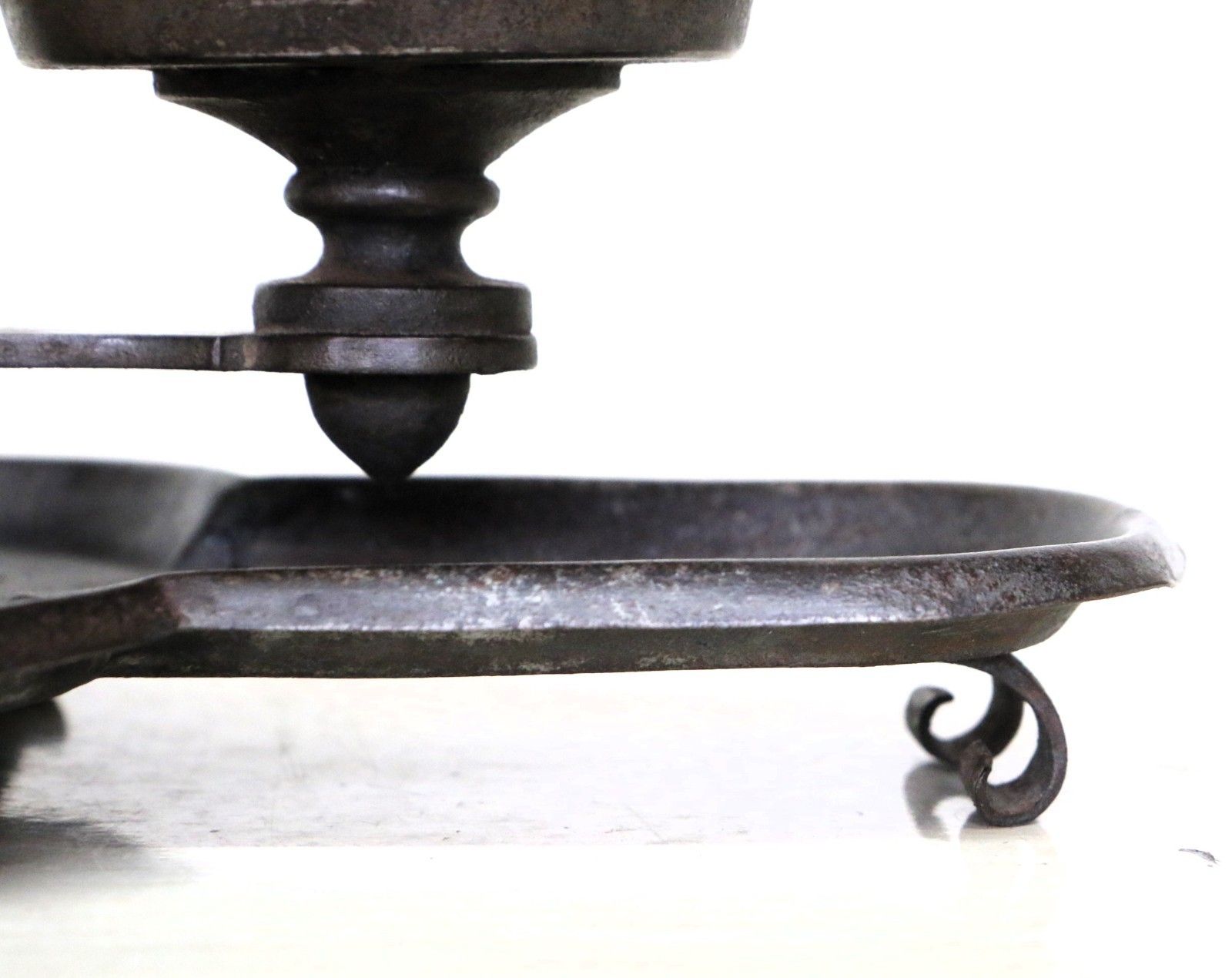 photo vinterior A 19th Century Wrought Iron Double Candle Holder Candlestick English Early 19th