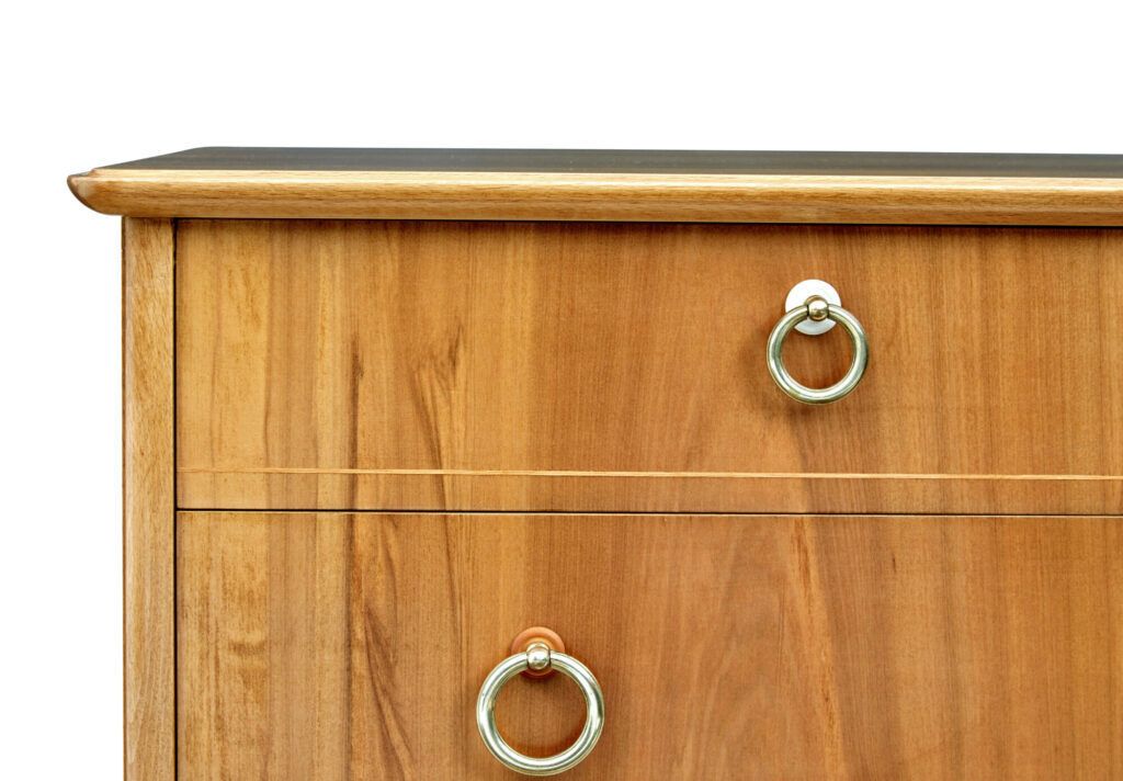 Swedish Mid Century Walnut Chest Of Drawers By Bodafors photo Furniture
