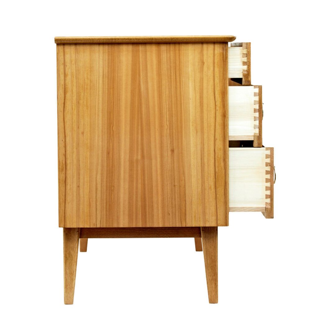 Swedish Mid Century Walnut Chest Of Drawers By Bodafors photo buy