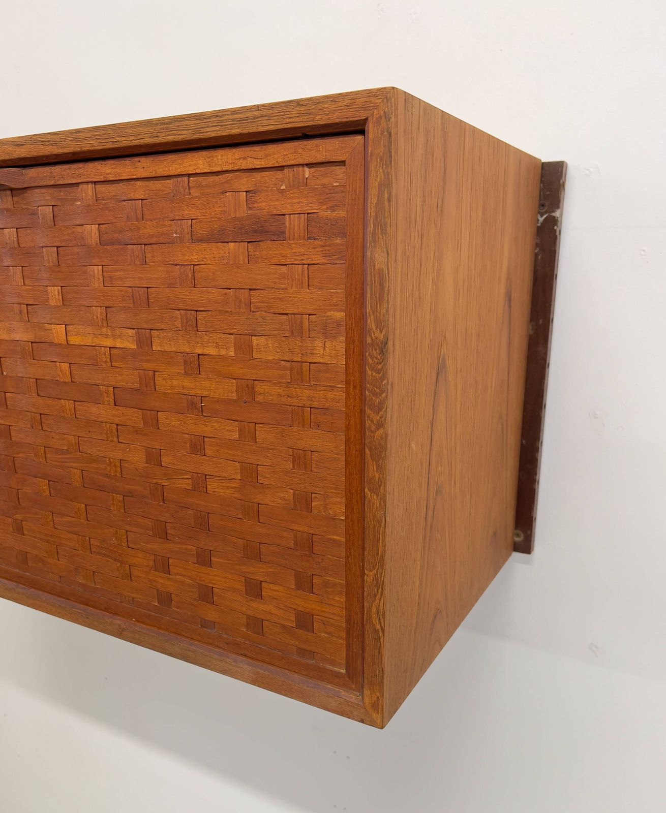 Teak Wall Cabinet By Poul Cadovius For Cado. photo vintage