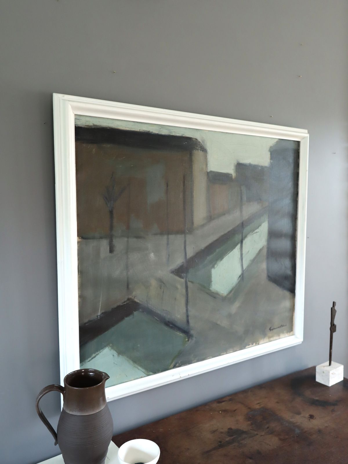Echoes Of The Street Oil Painting photo for sale