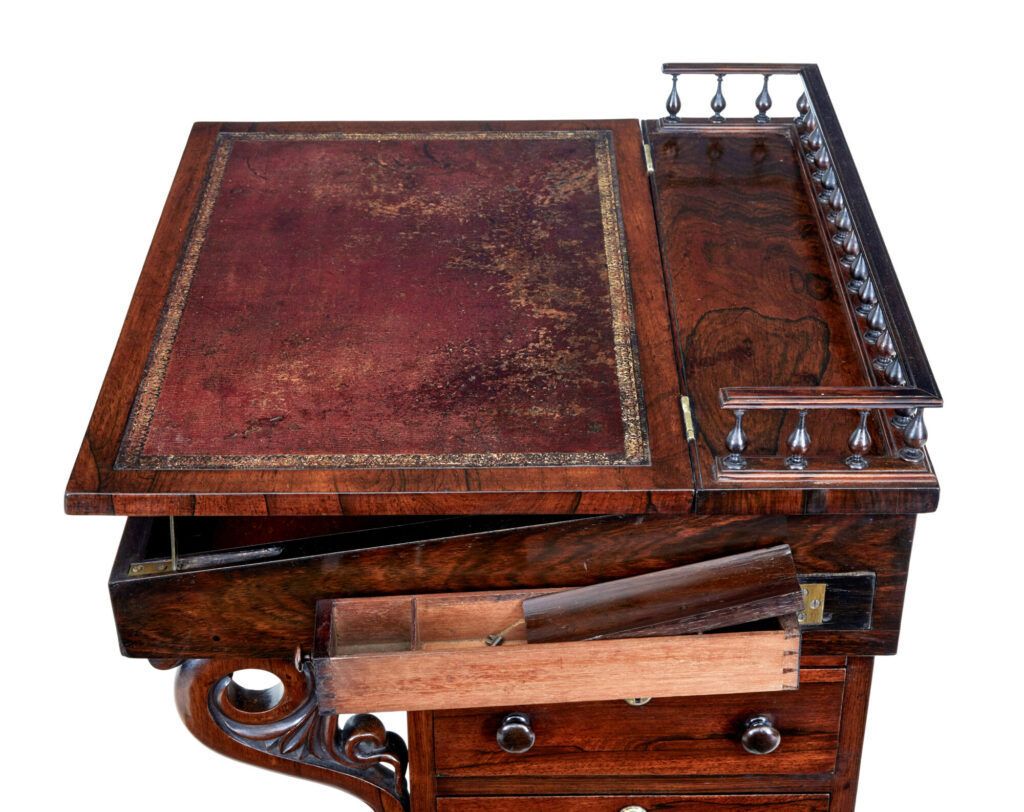 Early 19th Century Regency Davenport Writing Desk photo furniture
