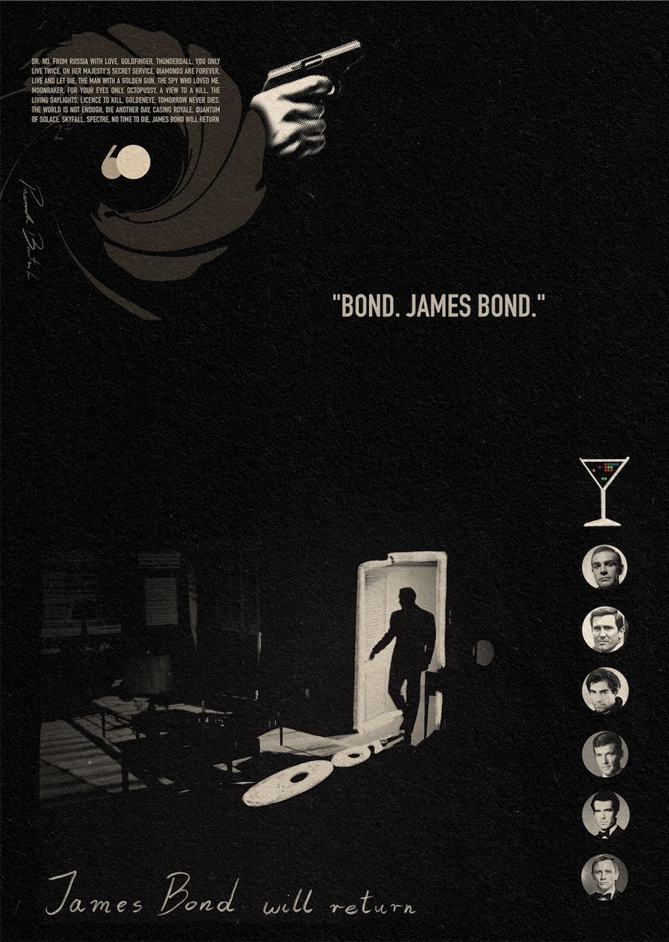 James Bond 60th Shadows Print (1 Of 5)