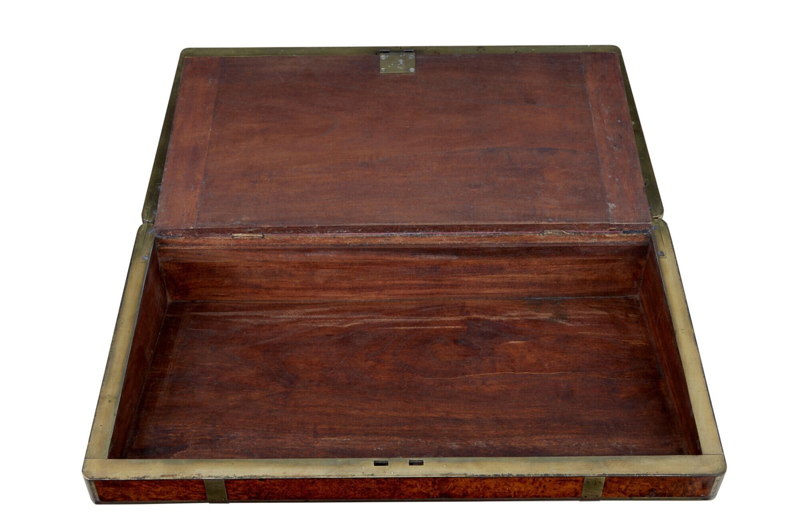 Mid 19th Century Burr Campaign Lap Writing Desk photo vinterior