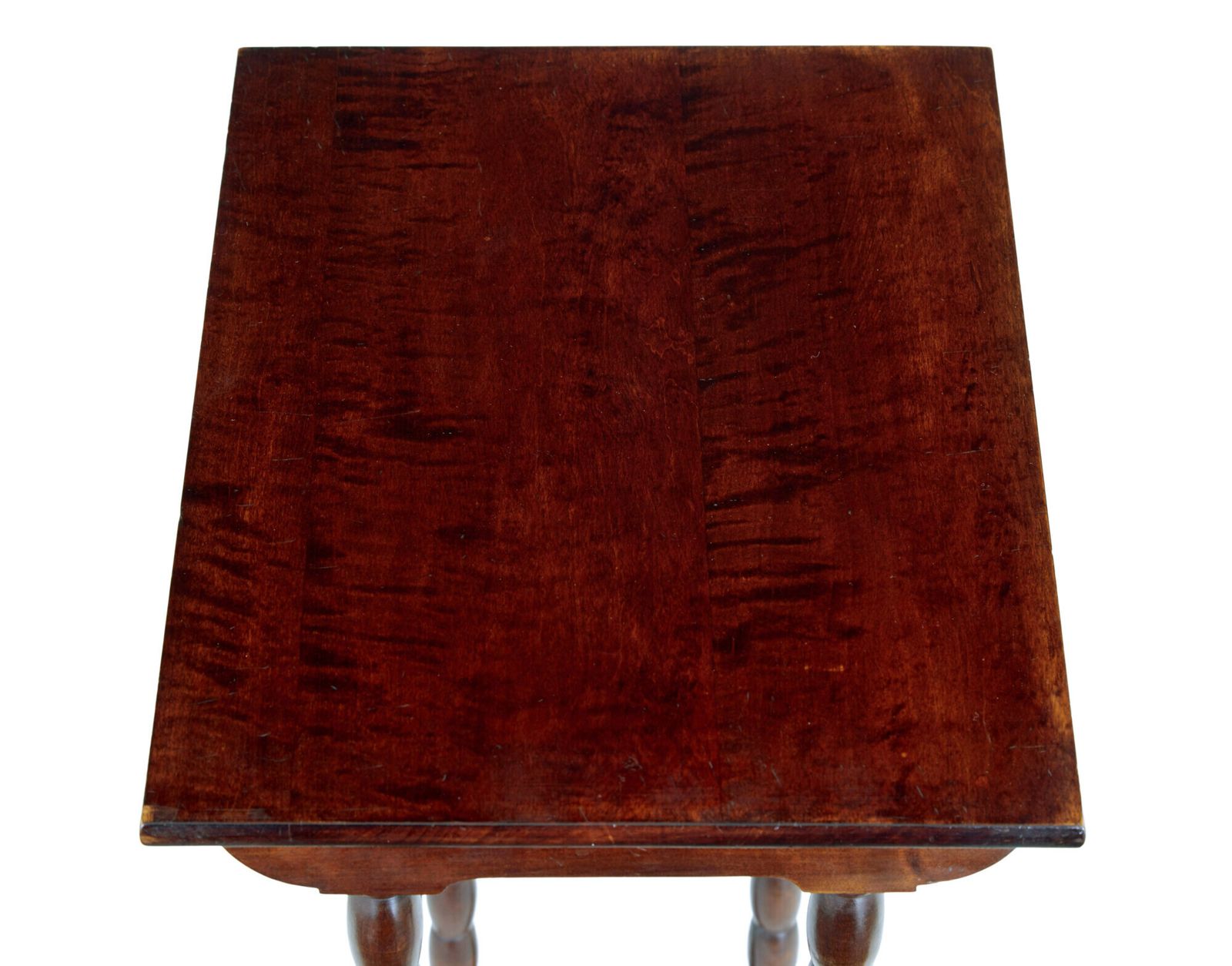 Nest Of 4 Mid Century Scandinavian Birch Tables photo 1045.0