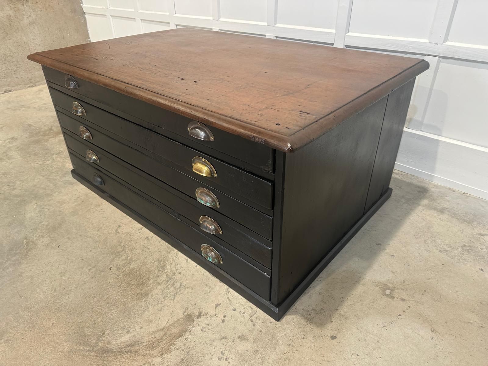 Mid Late 20th Century Architects Drawers Table photo Furniture