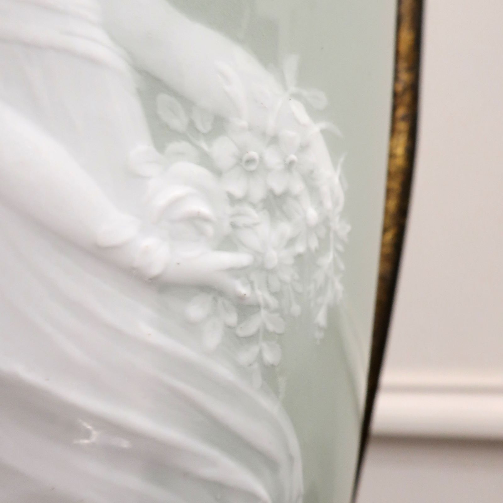 French Pate Sur Pate Neoclassical Style Porcelain Table Lamp photo buy