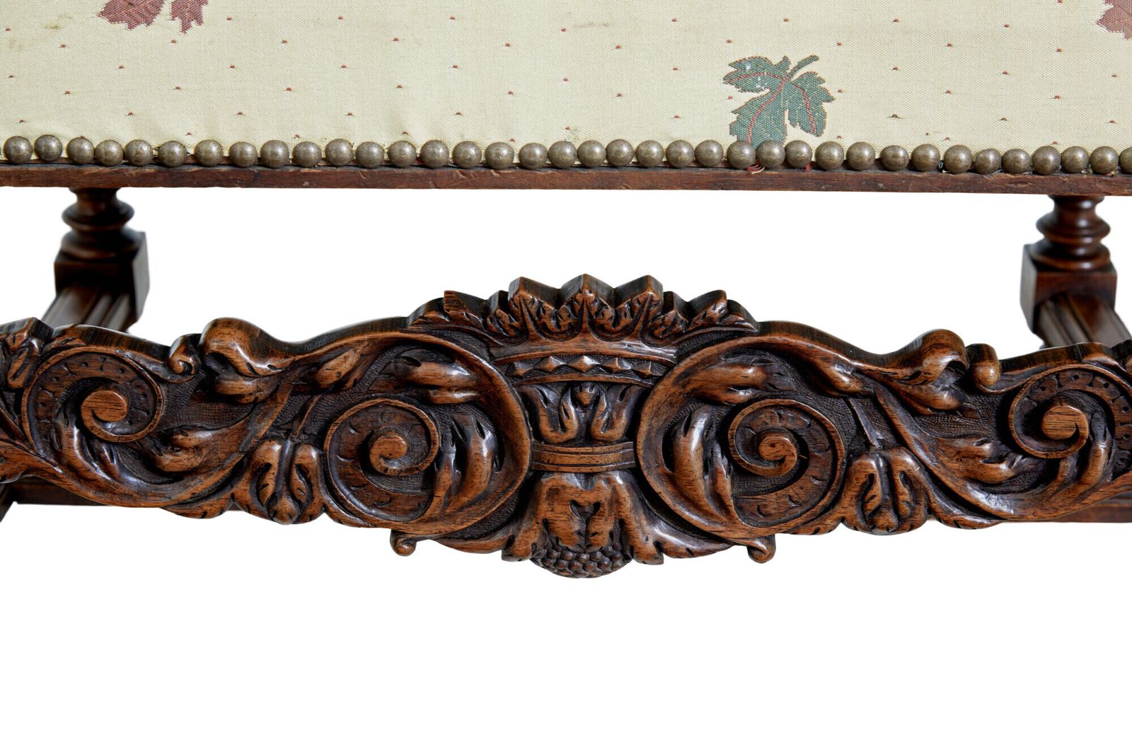 Pair Of 19th Century French Carved Walnut Armchairs photo furniture