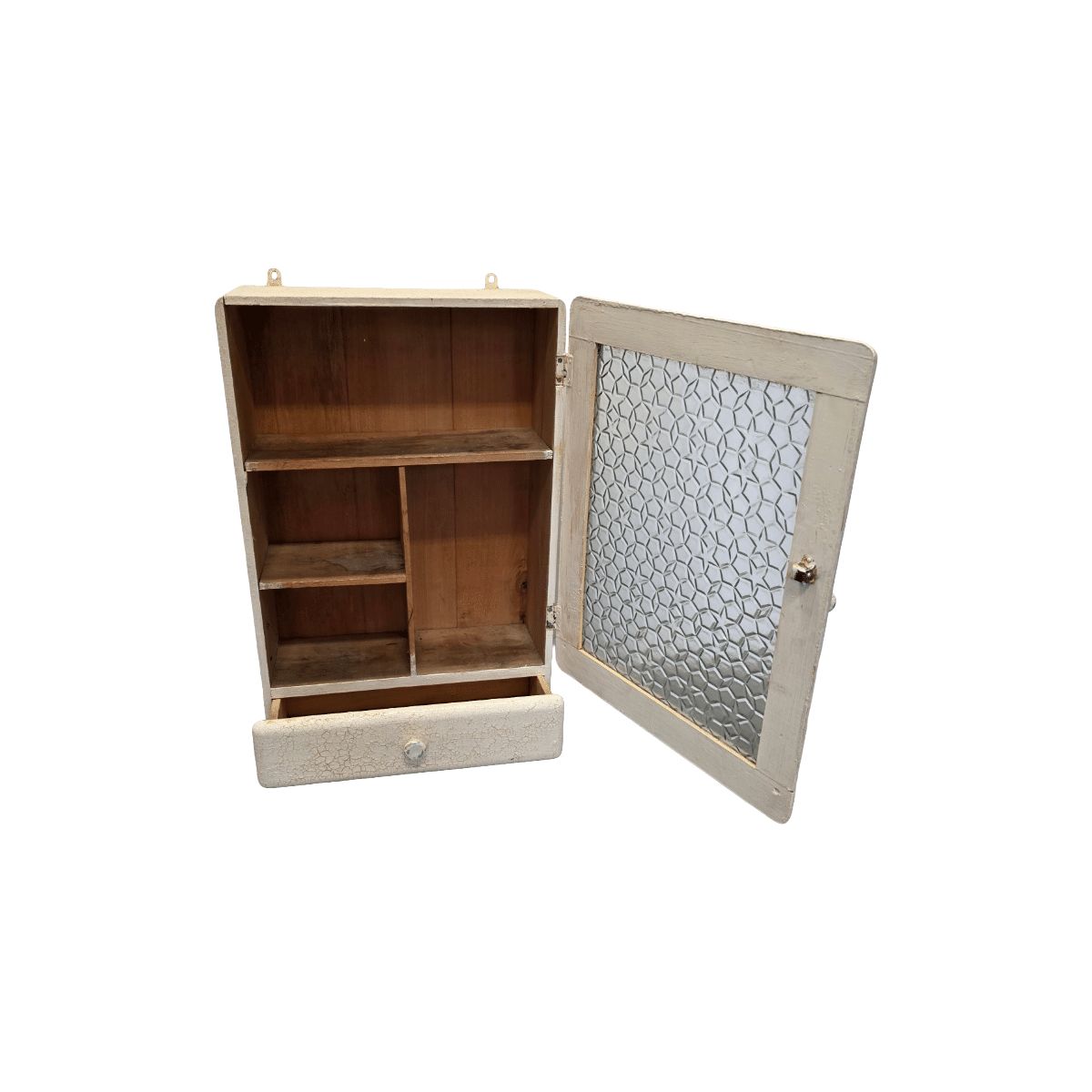 Antique French Medicine Wall Cabinet, Early 1900s photo 145.0