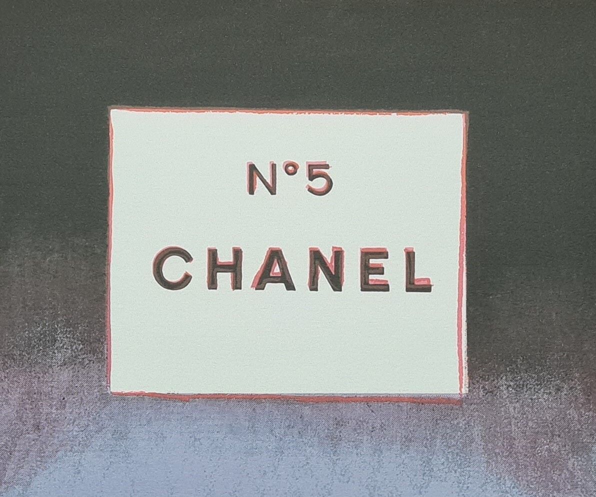 Andy Warhol Signed Chanel Certificate photo Art