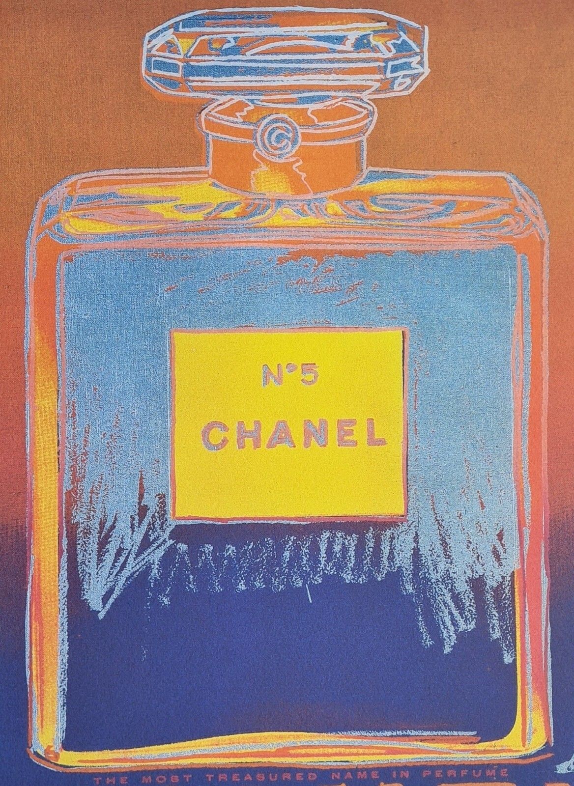 Andy Warhol 'Chanel No. 5' Hand Numbered Limited Edition Lithograph photo for sale