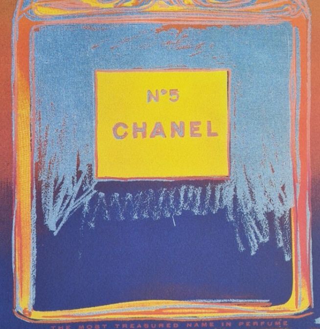 Andy Warhol 'Chanel No. 5' Hand Numbered Limited Edition Lithograph photo Art