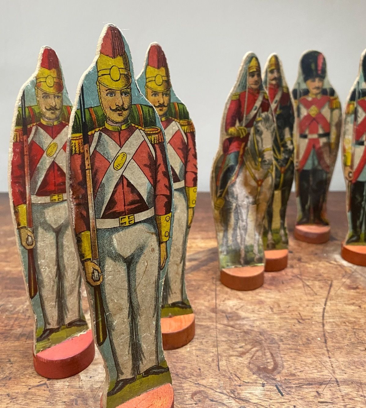 9 Victorian Soldier Figures photo for sale