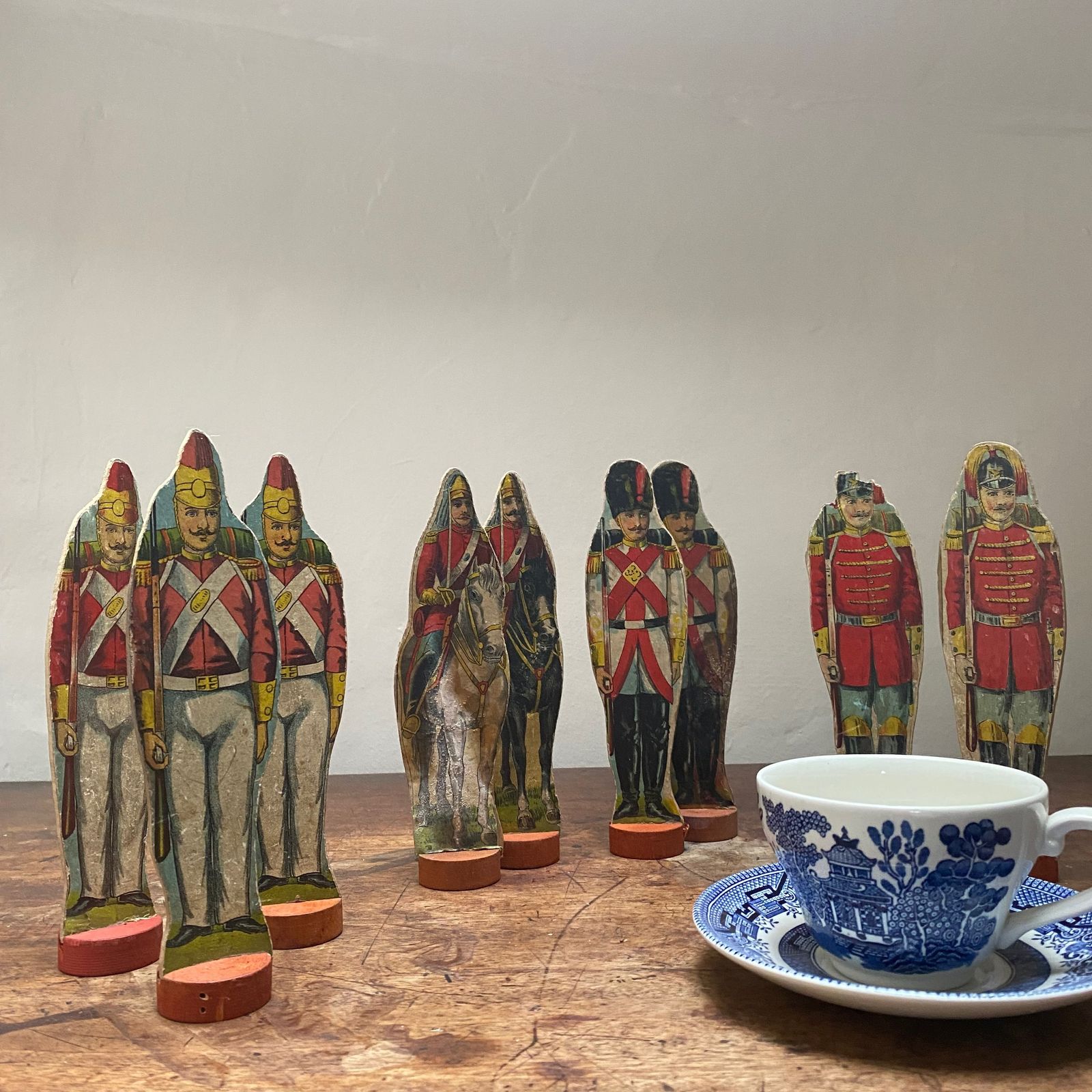 9 Victorian Soldier Figures photo Home Decor