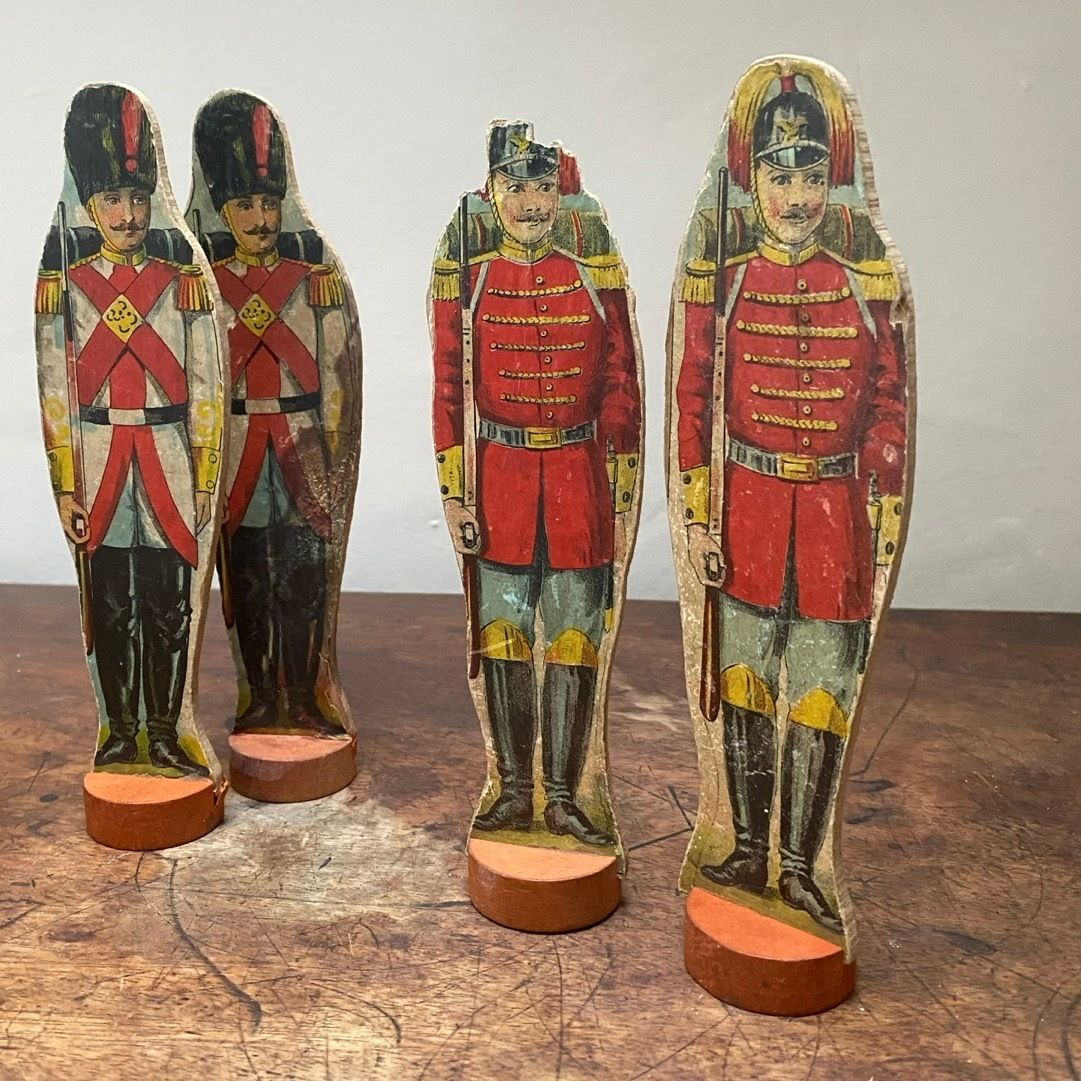 9 Victorian Soldier Figures photo buy