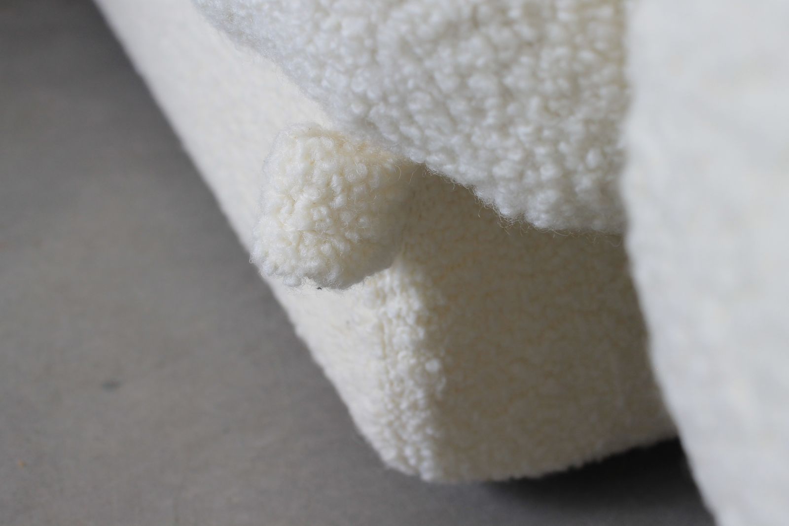 Rino Maturi Nuvolone Living Room Set In White Boucle By Mimo Padova 1970s Italy photo for sale