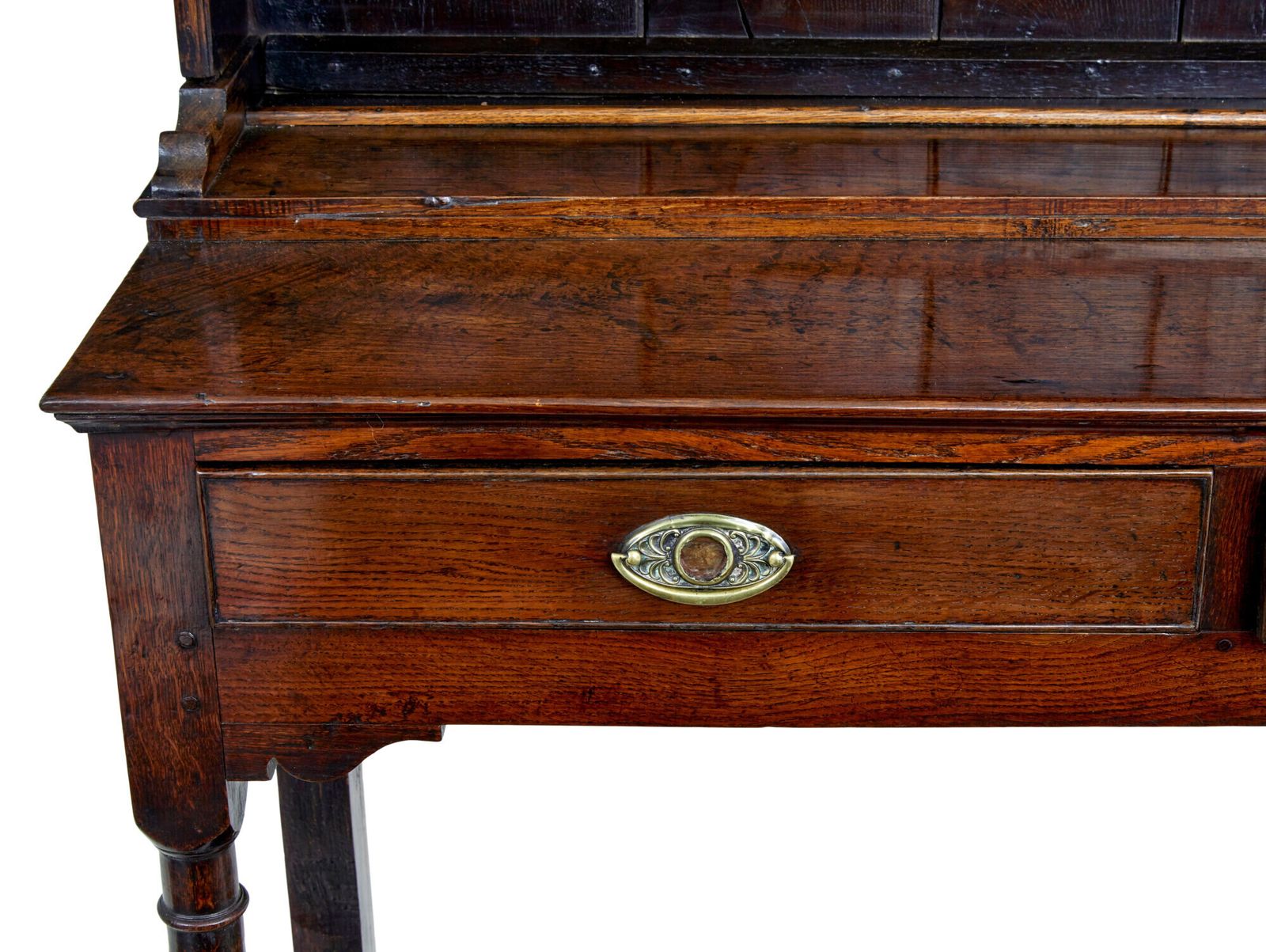 Early 19th Century Welsh Oak Dresser And Rack photo 5055.0
