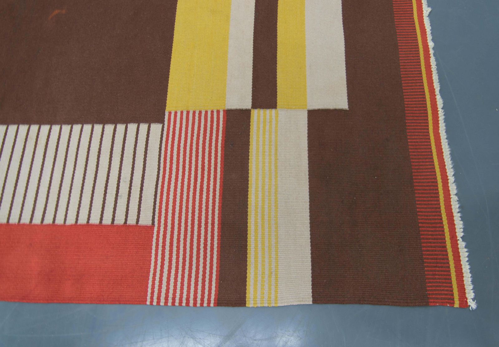 Rare Geometric Carpet By Antonin Kybal, 1948 photo vinterior