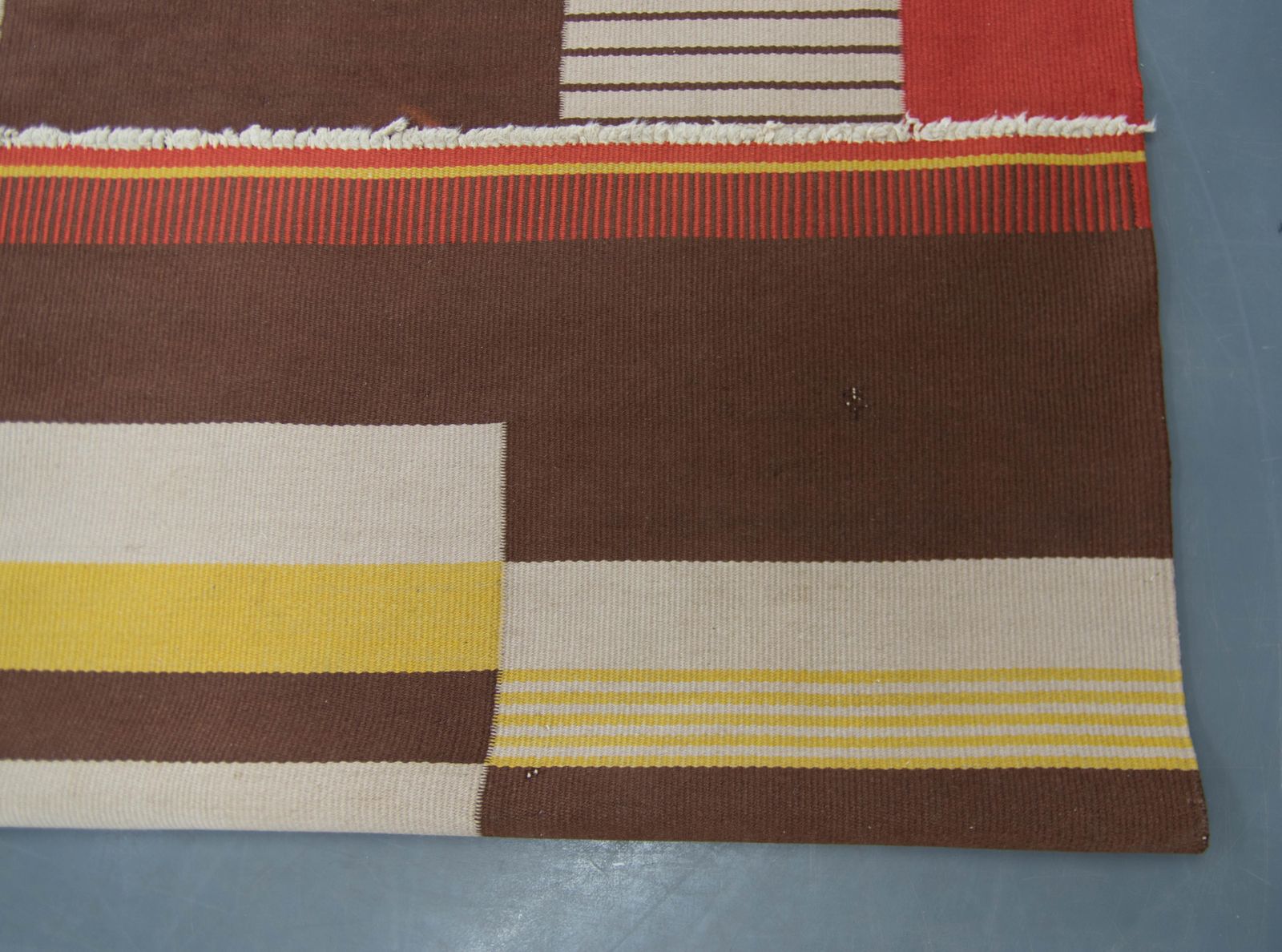 Textiles Rare Geometric Carpet By Antonin Kybal, 1948 photo