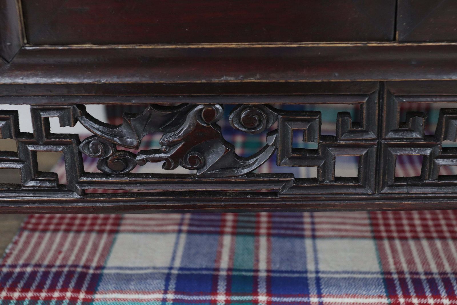 photo for sale Late 19th Century Chinese Hand Carved Lady's Cabinet
