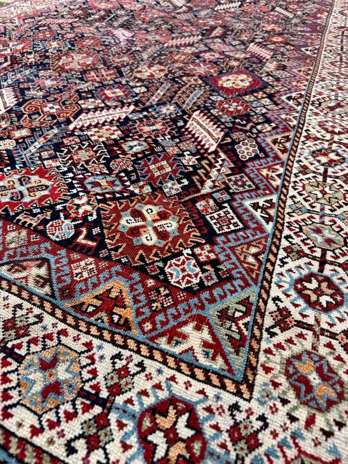 Antique Tribal Shekarlu Rug 1.97m X 1.26m photo vintage