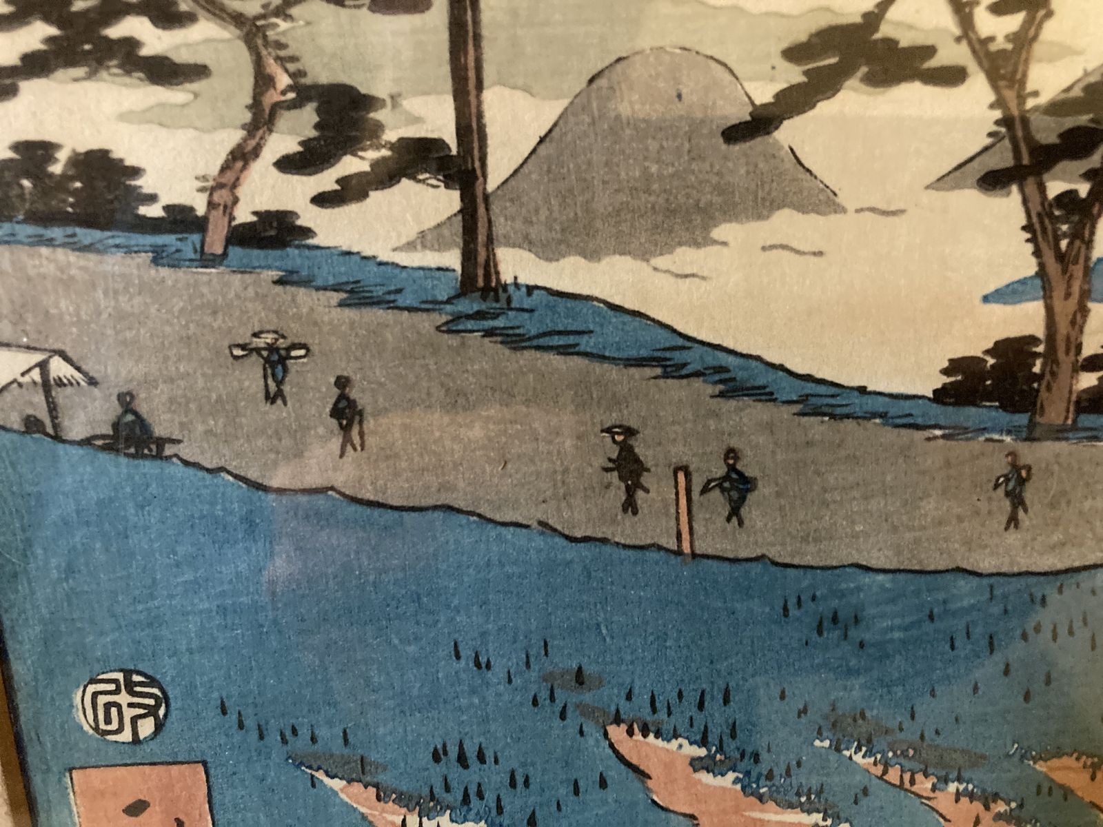 photo furniture After Utigawa Hiroshige (1797 1858) Landscape Woodblock Print
