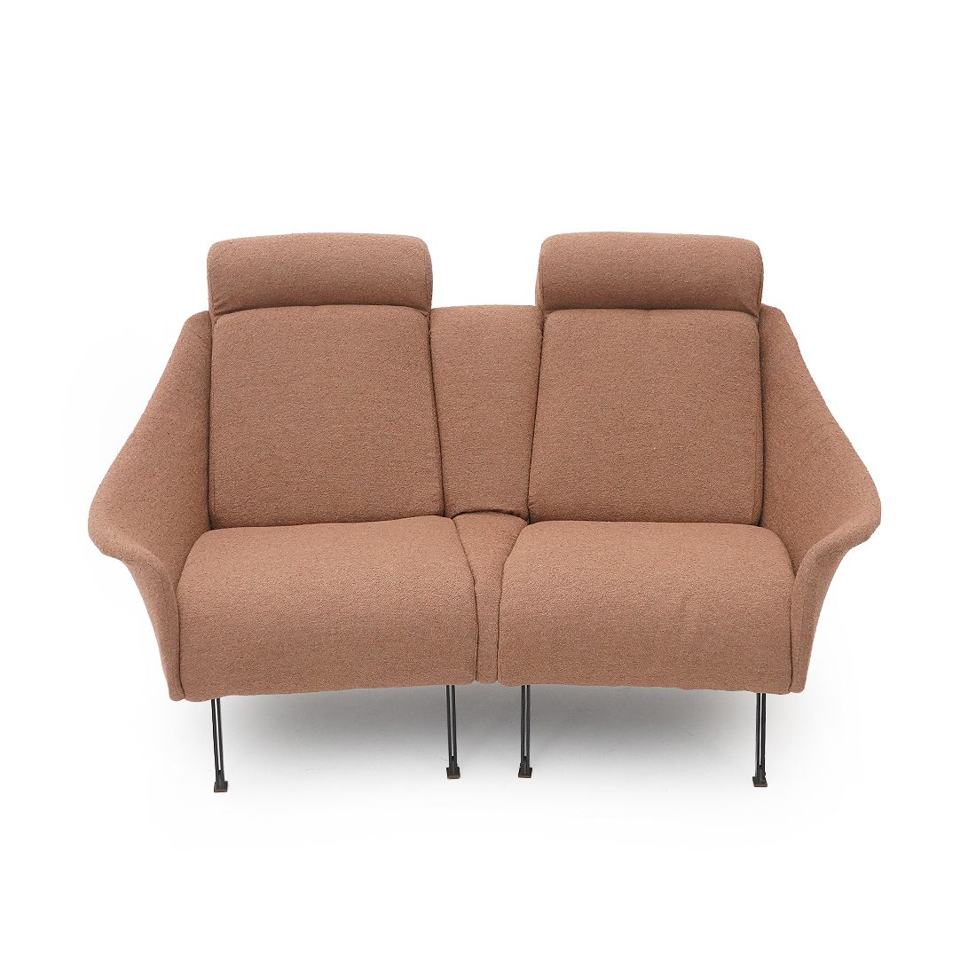 2 Seater Sofa In Hazelnut Bouclé, 1950s photo Furniture