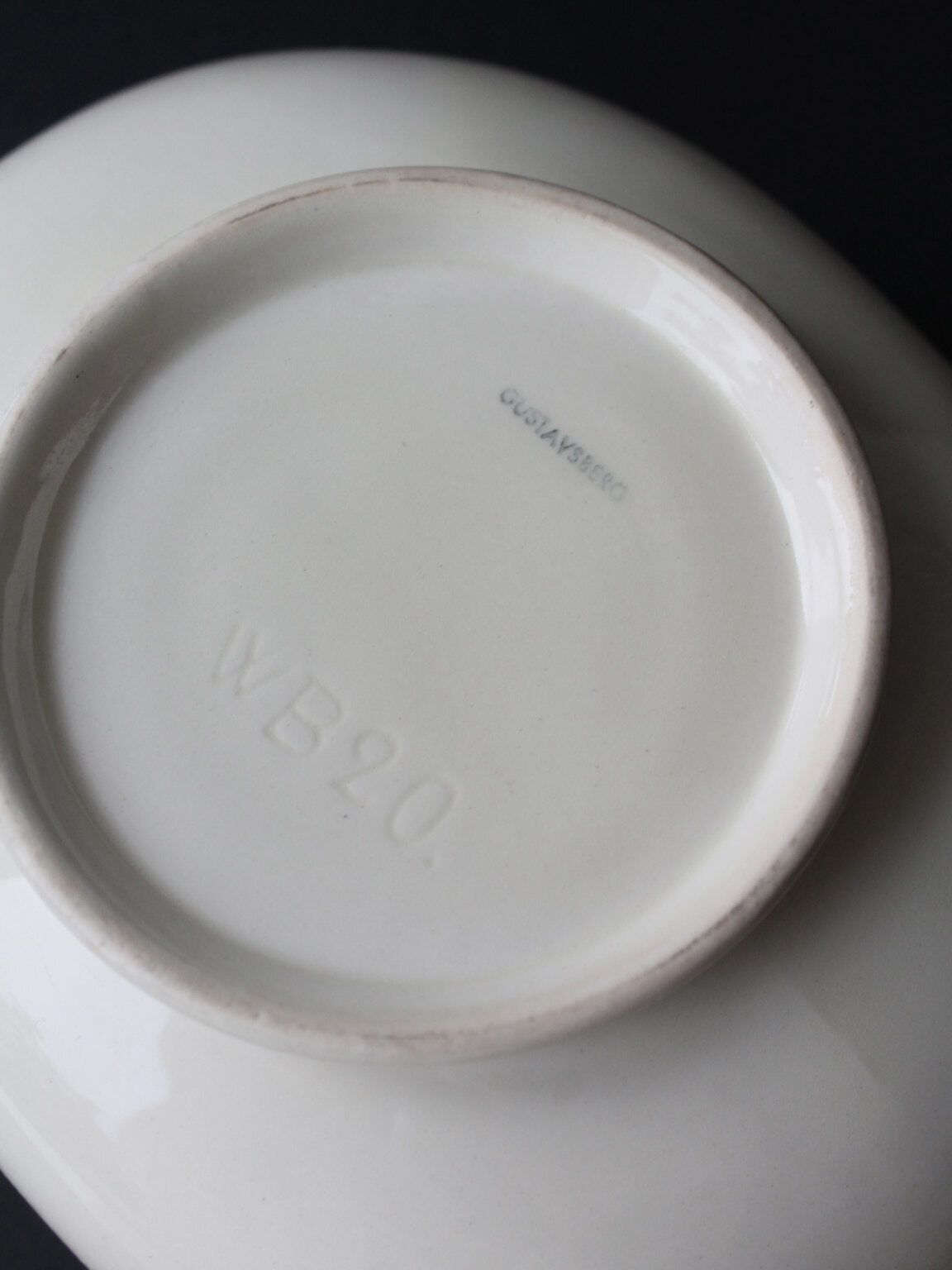 Wilhelm Kåge Bowl And Creamer Set For Gustavsberg, 1920s, Sweden photo vintage