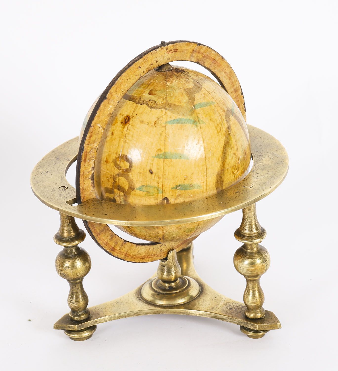 Vintage Pair Of 18th C Style Terrestrial And Celestial Globes 20th C photo vinterior