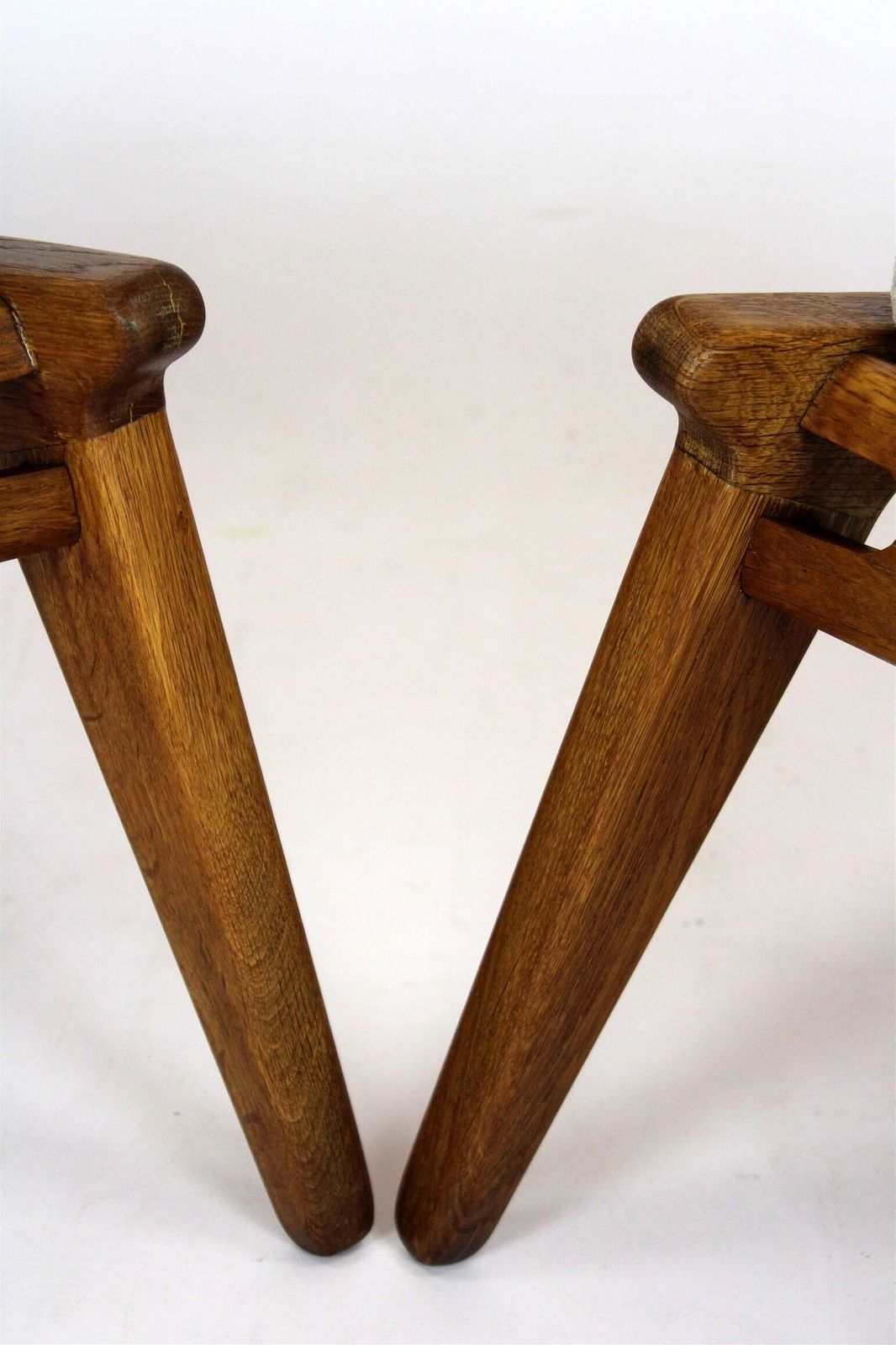 Restored Mid Century Scandinavian 'Hunting Chairs' Attributed To Uno & östen Kristiansson, 1950s, Set Of 2 photo 5800.0