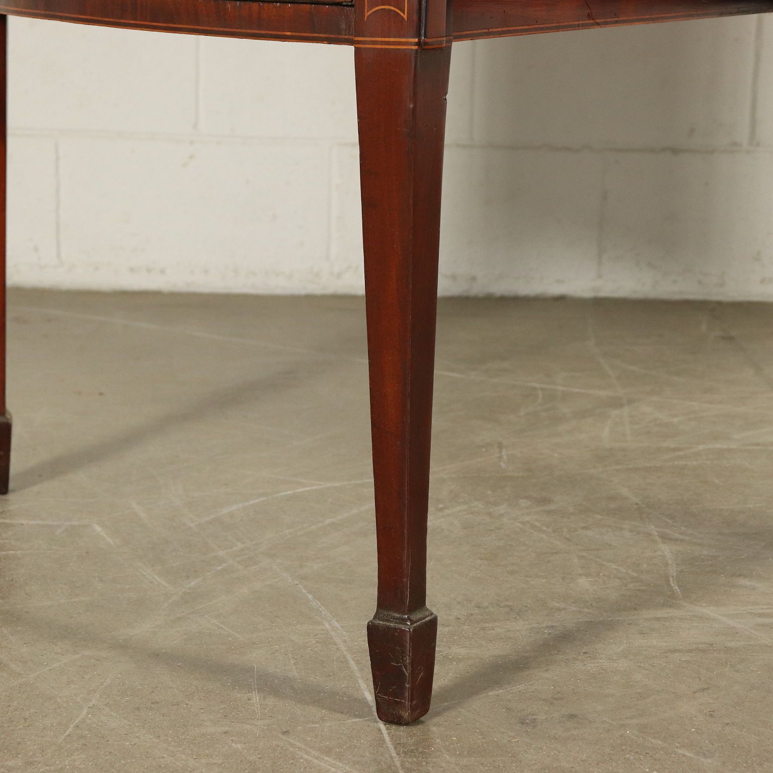 photo for sale English George III Sideboard Mahogany Maple Ebony Bro Brass About 1790