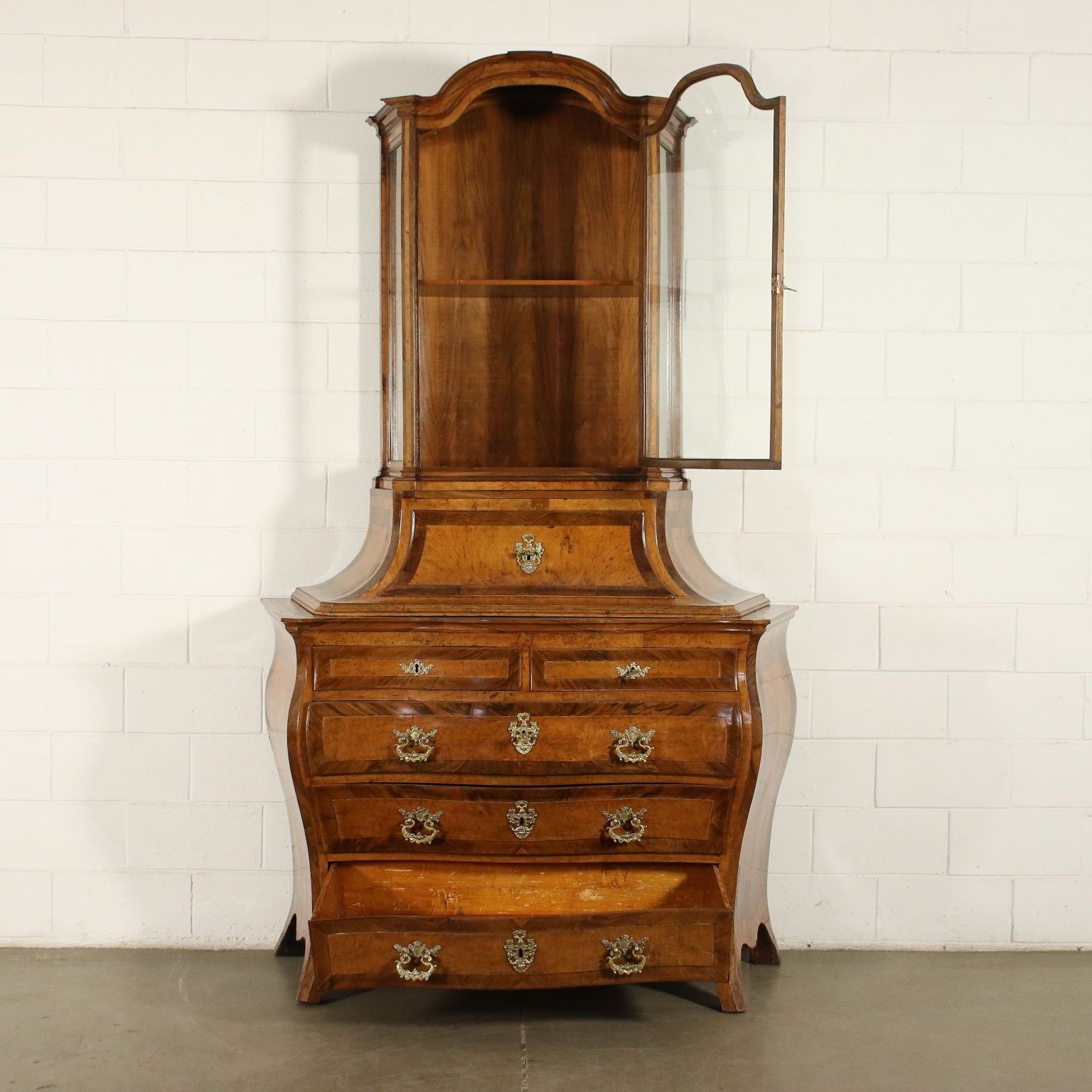 Chest Of Drawers Barocchetto Maple Poplar Bronze Emilia Italy 1700 photo for sale