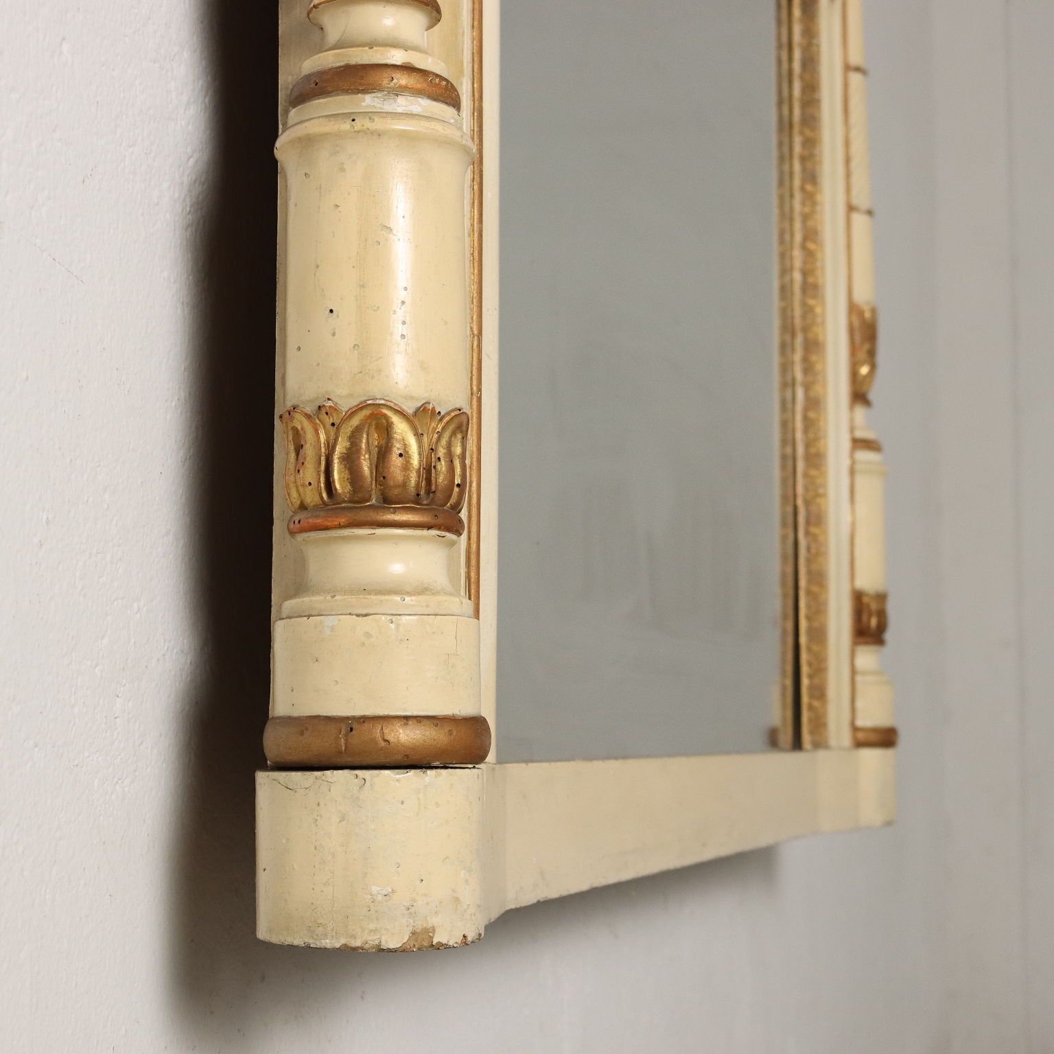 photo for sale Antique Restoration Chimney Lacquered Wood Italy XIX Century