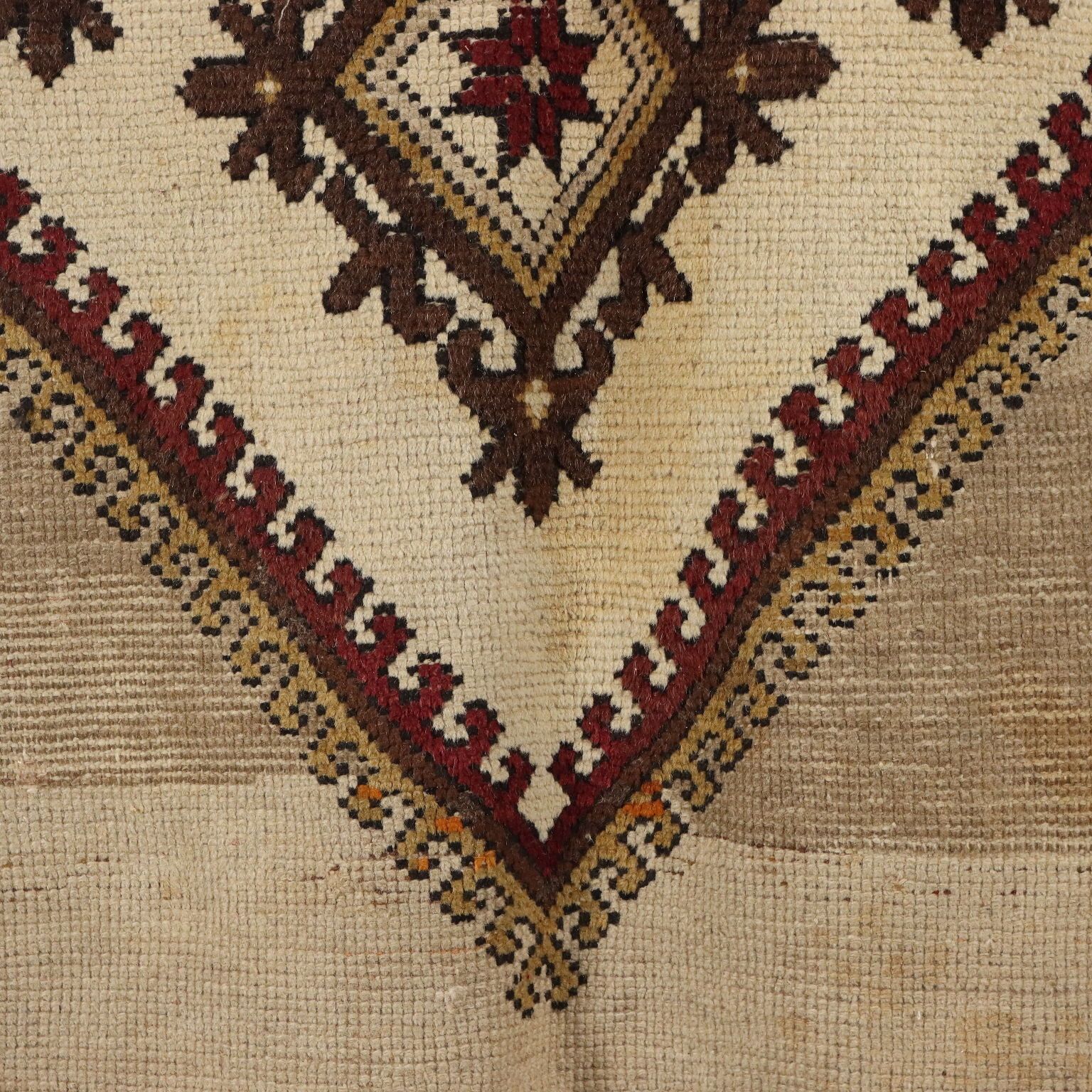 Antique Agadir Carpet Cotton Wool Heavy Knot Morocco 120 X 65 In photo Textiles