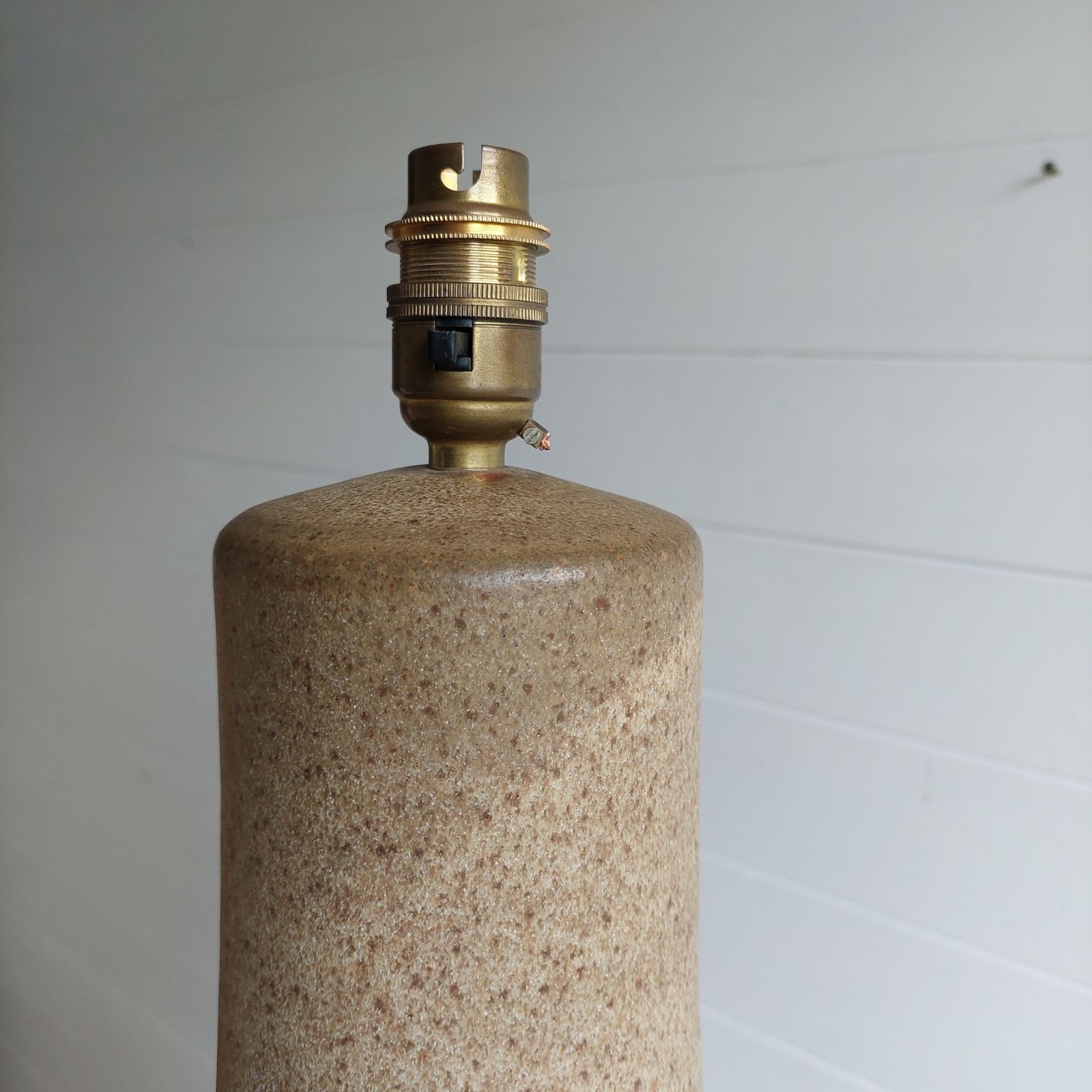 Lighting Mid Century Studio Pottery  Large Lamp Base Scandinavian Marianne Starck Stoneware  Style, 1960/70s photo