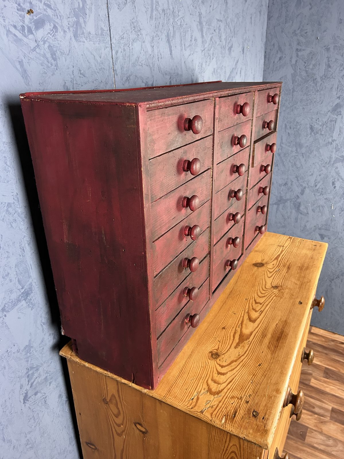 Vintage Bank Of Drawers photo vinterior