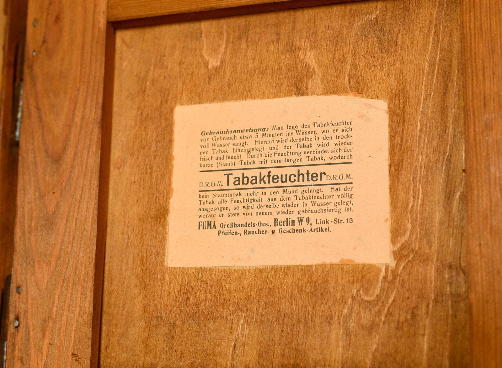 photo for sale Tobacconist's Shop Cabinet Circa 1930s