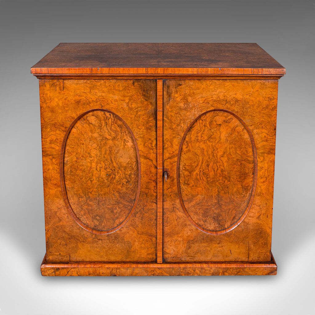 Antique Country House Napkin Drawers, English, Storage Cabinet, Early Victorian photo for sale