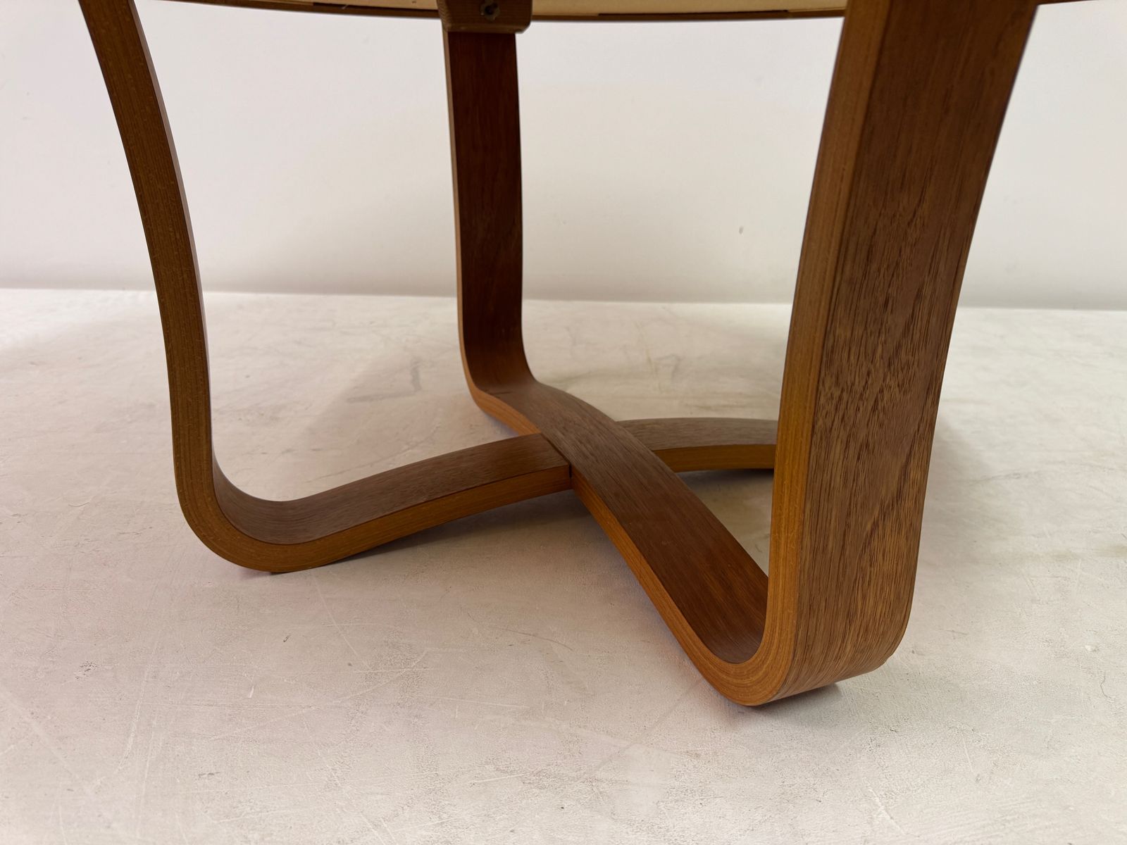 Furniture Danish Ceramic Tile Top Coffee Table, 1980s photo