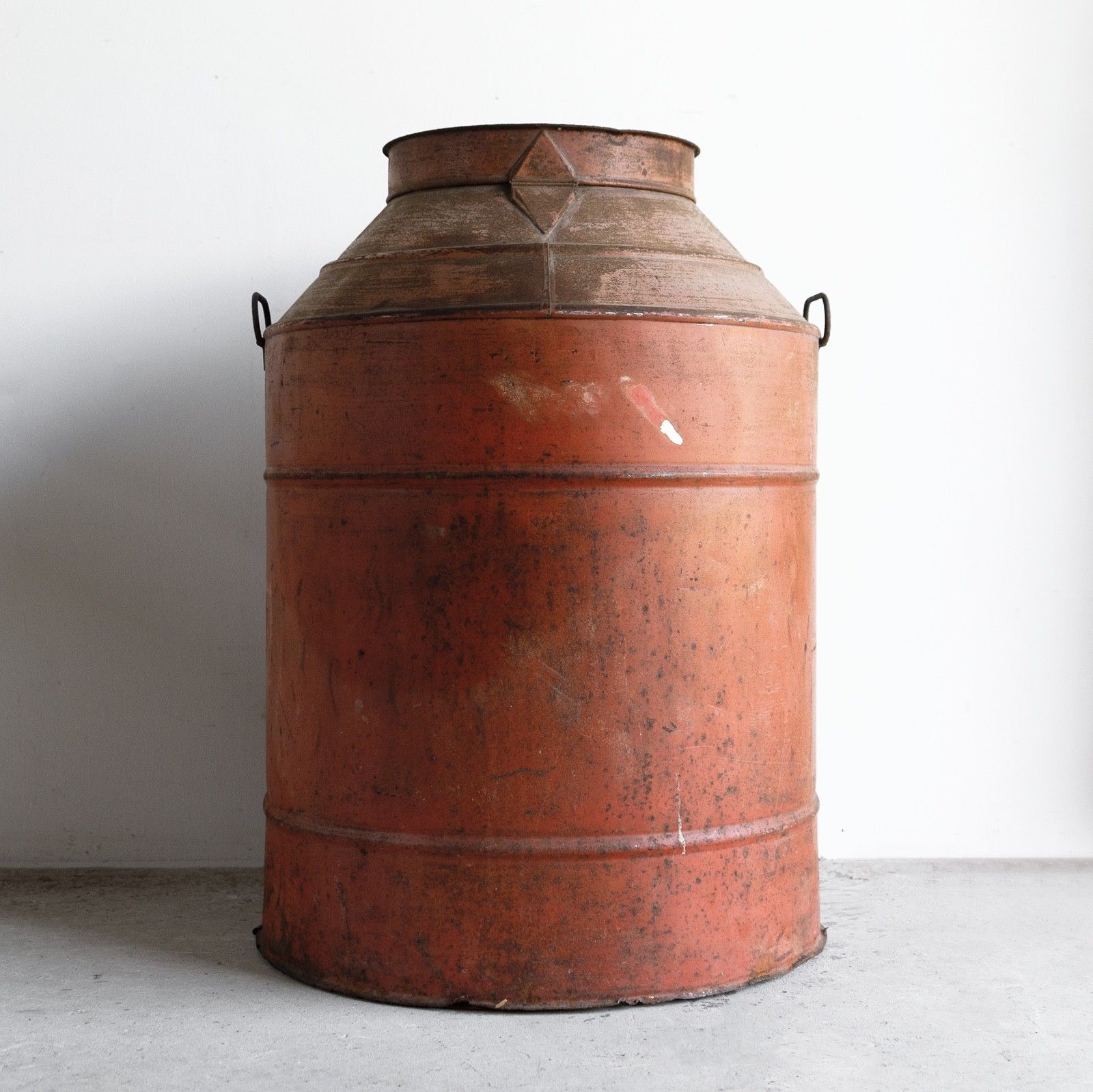 photo vinterior Very Large Antique Toleware Tea/Coffee Canister In Original Paint, Dutch, 20th C