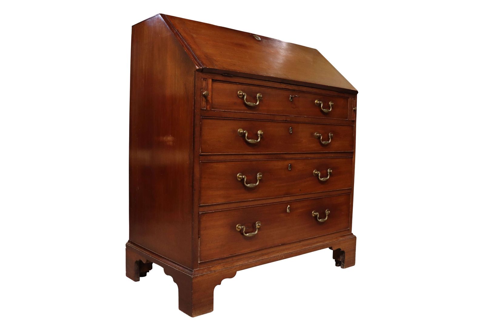 A George III Mahogany Bureau, 1700s photo furniture