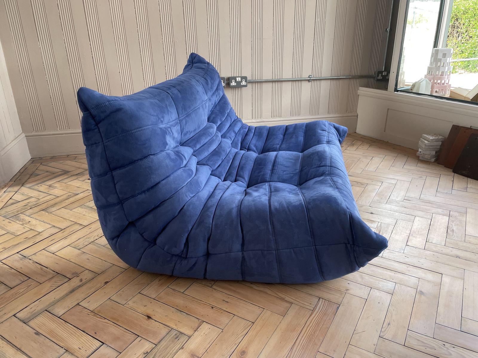 photo vintage Linge Roset Togo Sofa 3 Piece